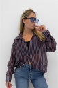 camicia leggermente trasparente trace
